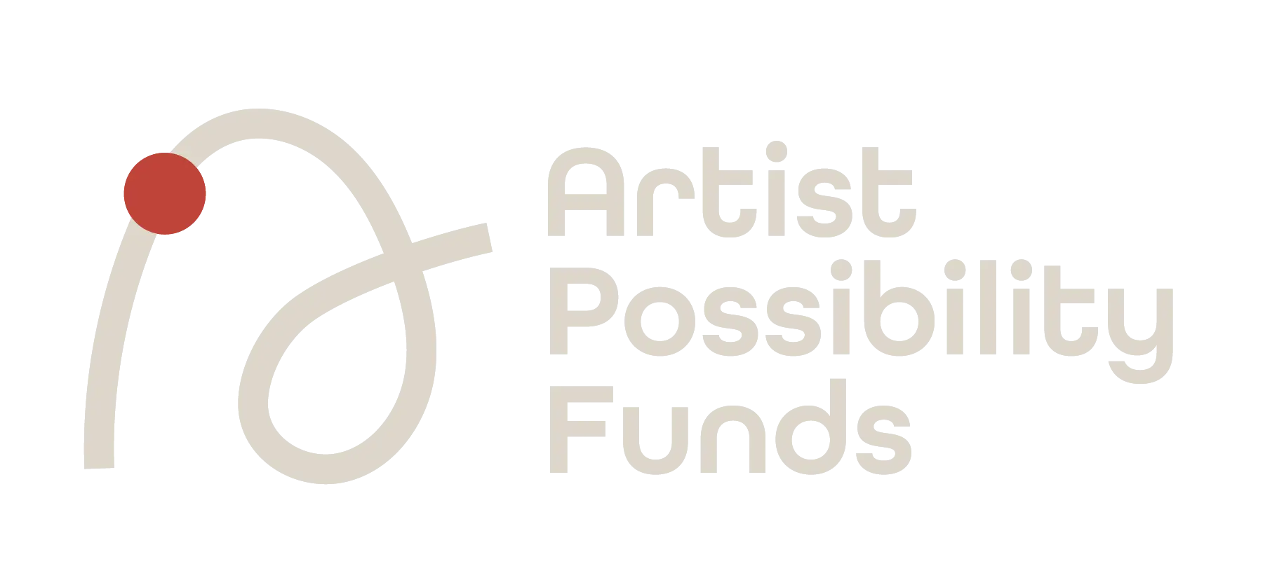 ArtistPossibilityFunds_Logo_Beige_Orange_Transparent